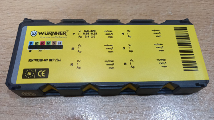 اینسرت ورنر DCMT11T308 - MV WCP 2662